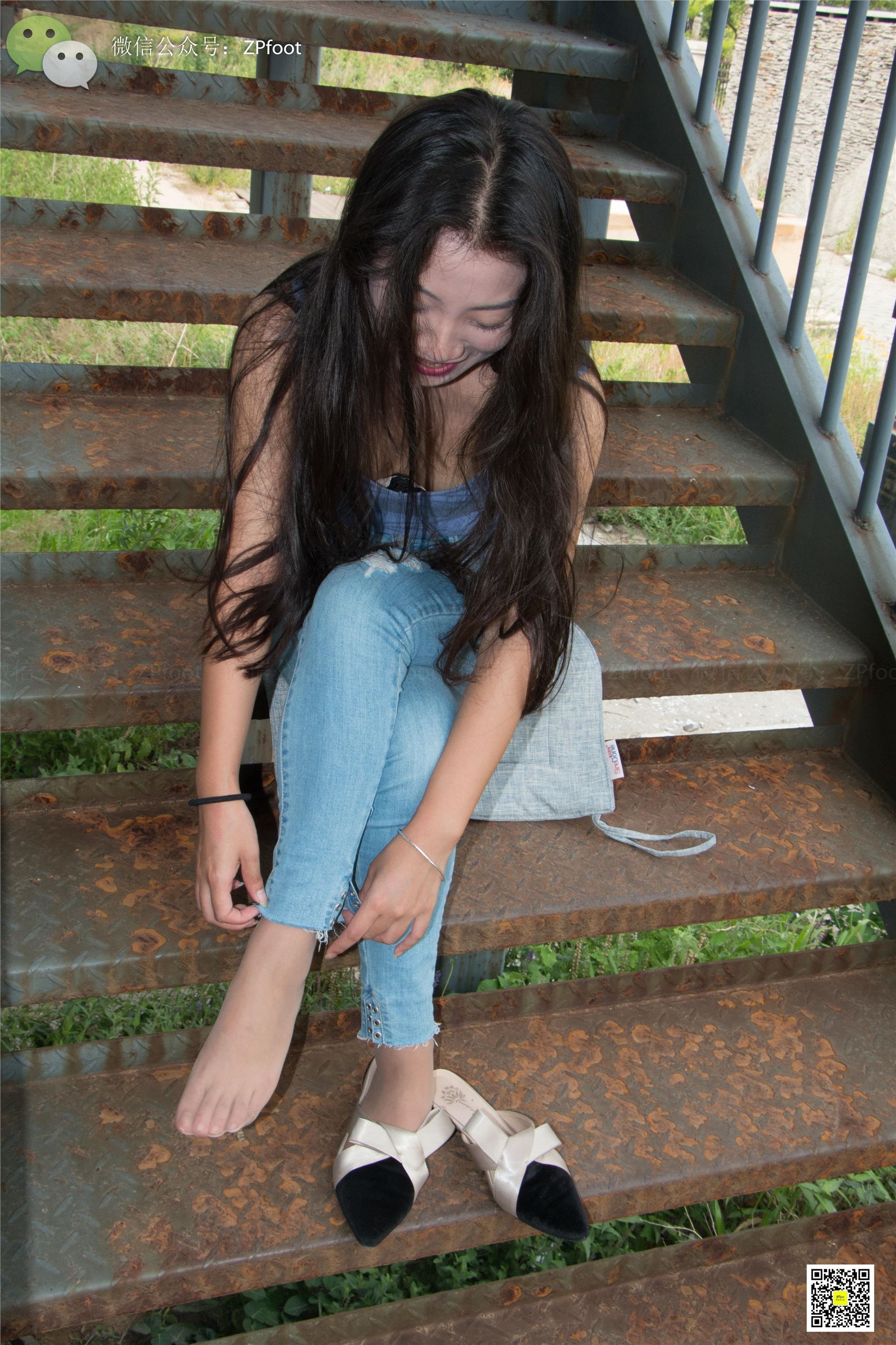 LSS山茶摄影 NO.010 芍药的短丝裸足